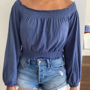 H&M off-the-shoulder long sleeve